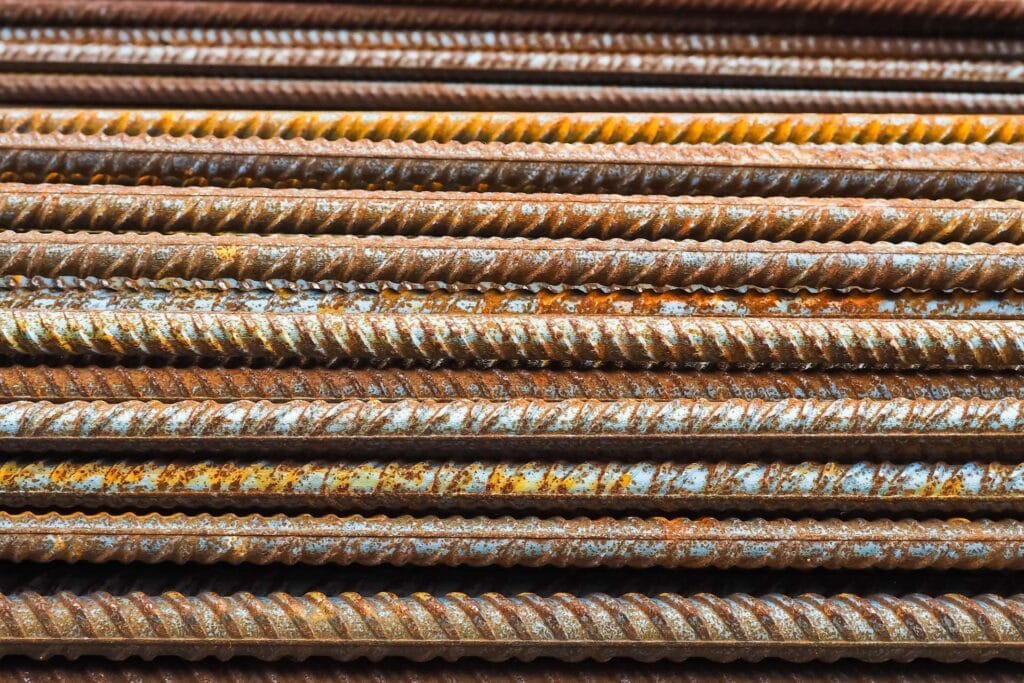 Rebar close up