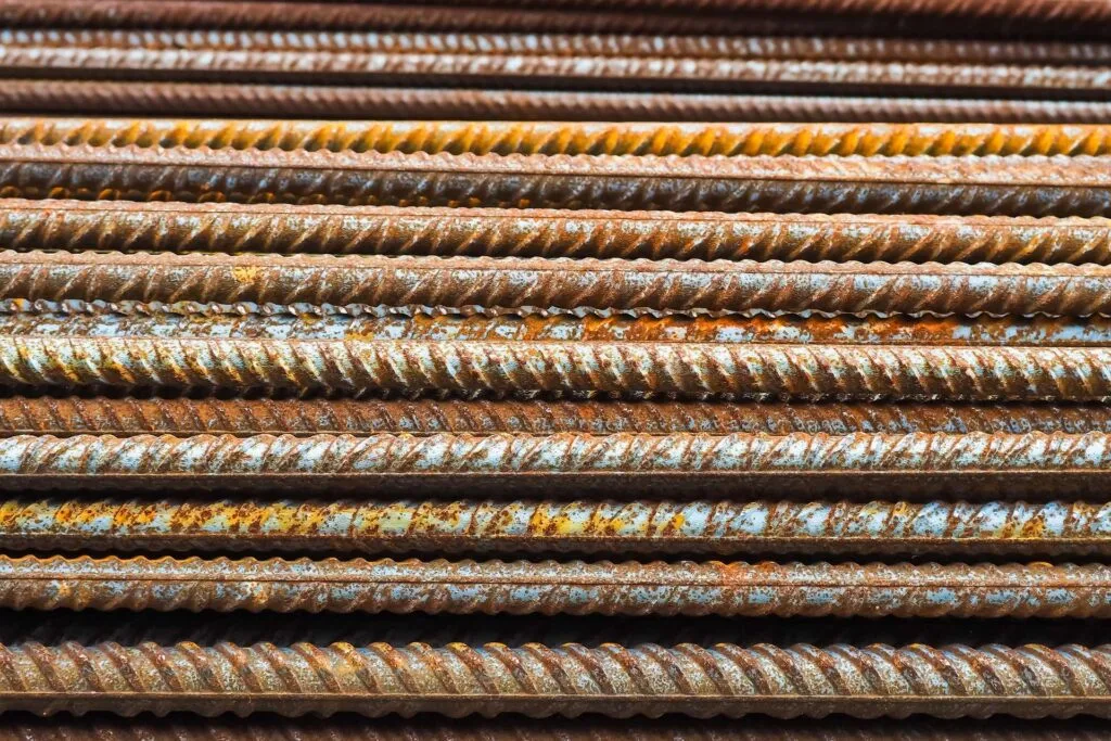 Rebar close up